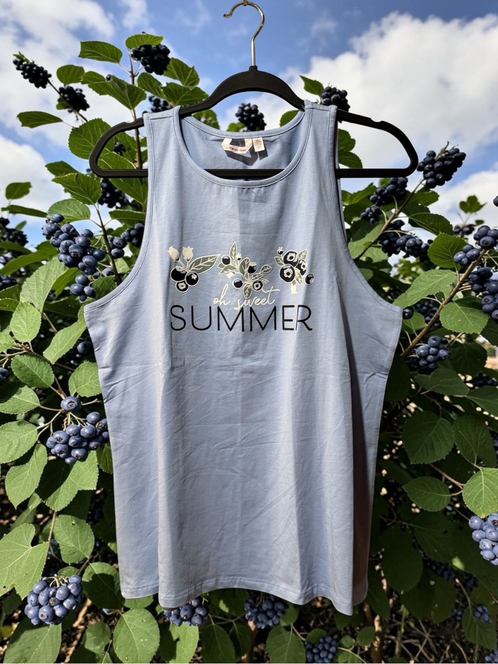 La Vie En Rose Light Blue 'Oh Sweet SUMMER' Graphic Tank